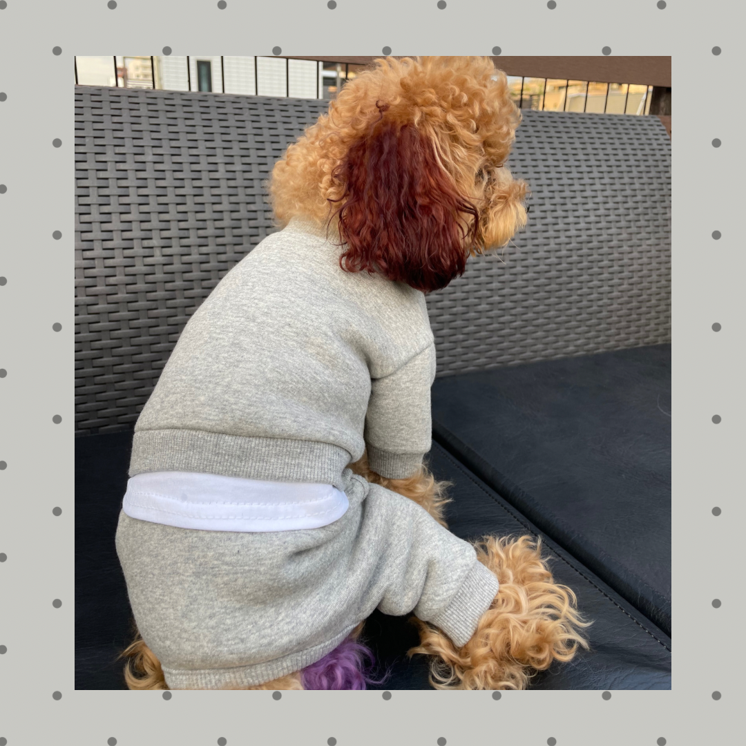 SALEスウェットオールインワン(起毛)※