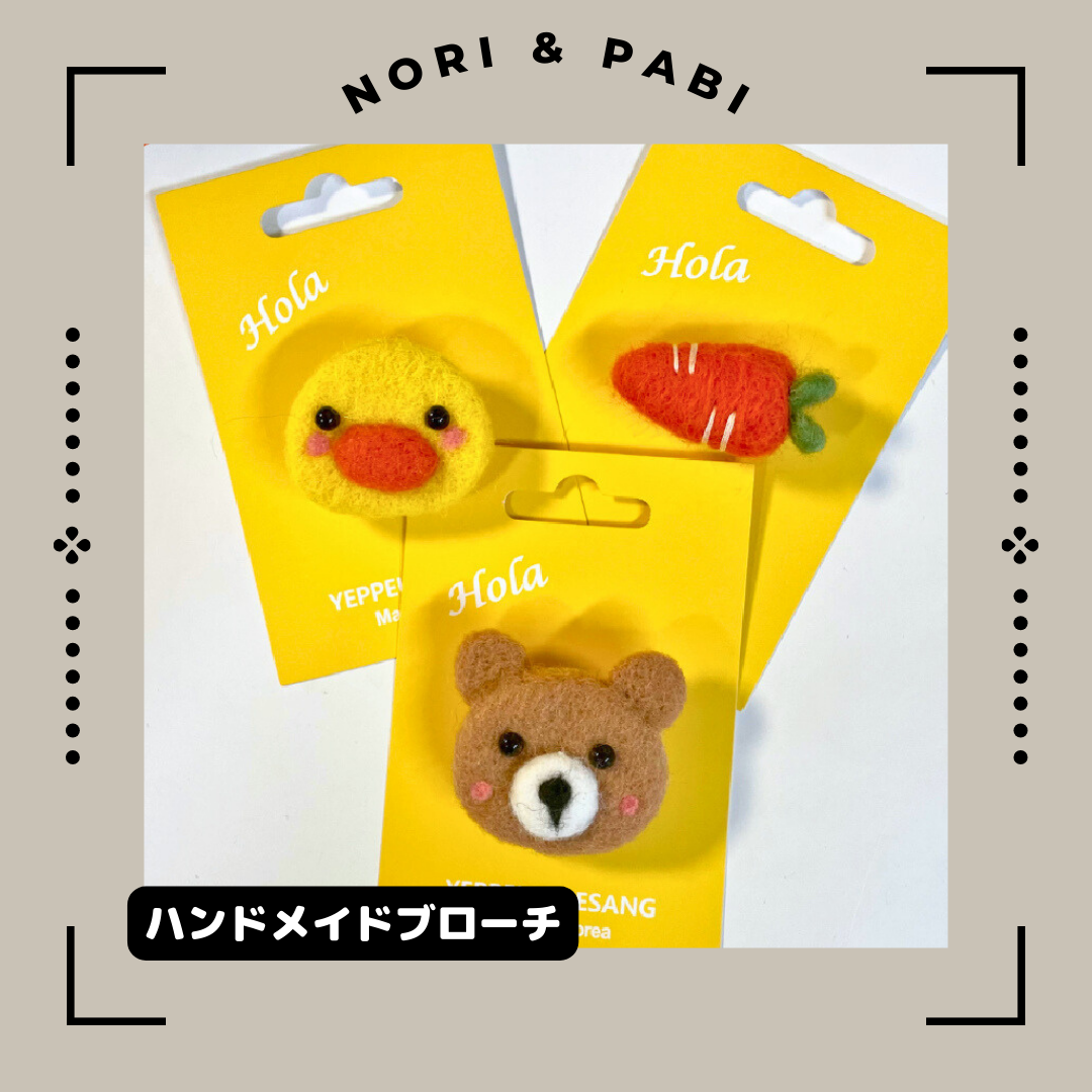 handmadeブローチ