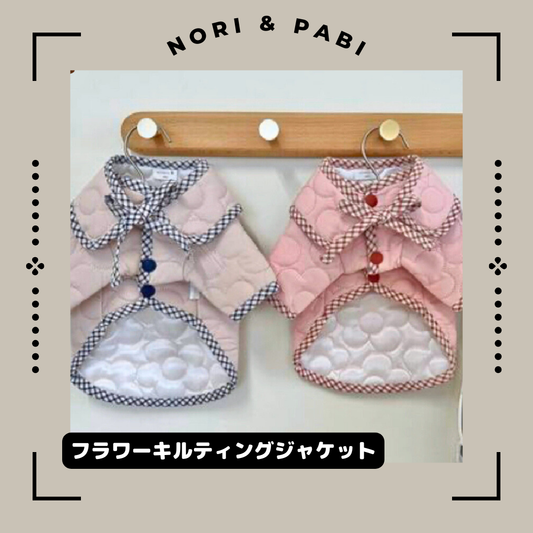 SALEフラワーキルティングジャケット※