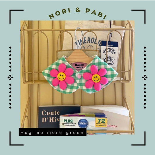 SALE  Hug me more check smiley(green)